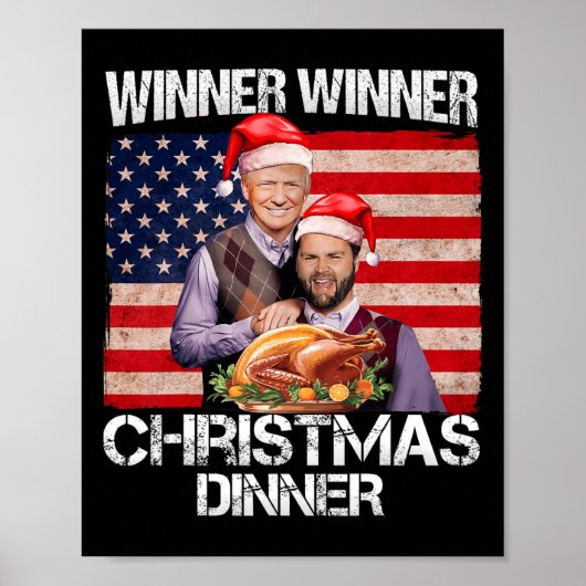 Poster Vainqueur de la victoire de Trump (Devant)