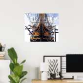 Poster vaisseau de guerre[ Bow de la Victoire (Bureau à domicile)