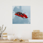 Poster Vaisseau spatial (Cuisine)