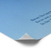 Poster Vaisseau spatial Buran descendant à travers les nu (Coin)