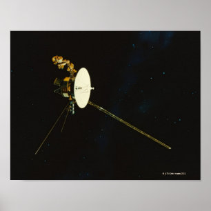 Poster Vaisseau spatial dans l'espace