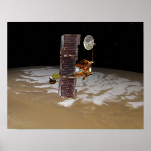 Poster Vaisseau spatial d'odyssée de Mars