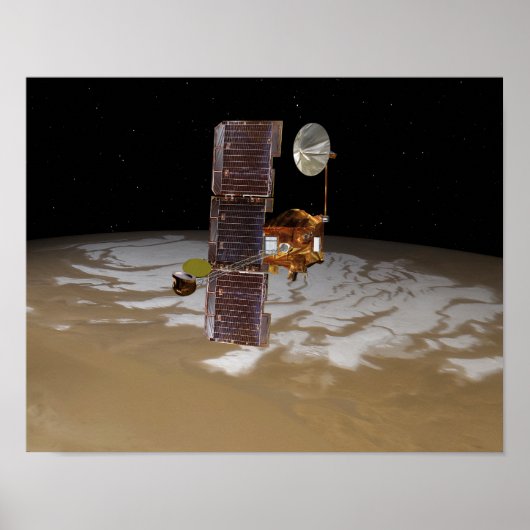 Poster vaisseau spatial Mars Odyssey (Devant)