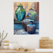 Poster Vaisseaux Vintage Art Acrylique (Cuisine)