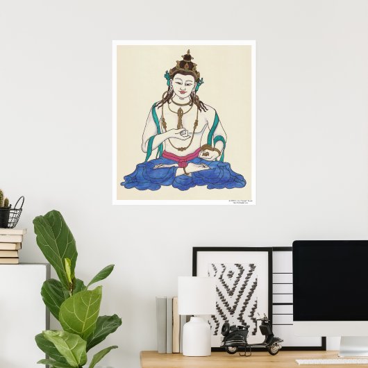 Poster Vajrasattva (Bureau à domicile)