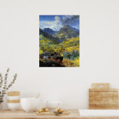 Poster Val d'Aoste (Paysage alpin italien Majestueux) (Cuisine)