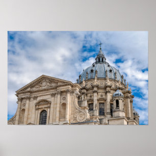 Poster Val-de-Grace Church and Army Hospital in Paris