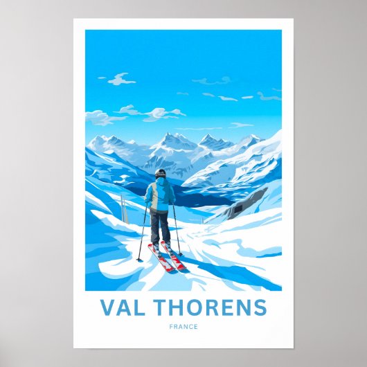 Poster Val Thorens France Imprimer (Devant)