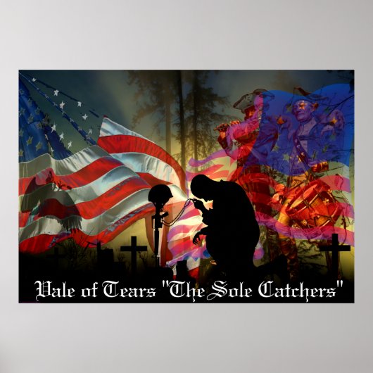 Poster Vale commémorative vétéran des larmes Souvenir (Devant)