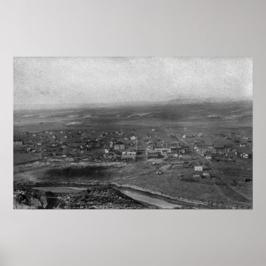 Poster Vale, Oregon Oiseaux Vue de la ville Photographie (Devant)