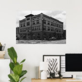 Poster Vale, Oregon Vue de l'hôtel Vale Photographie (Bureau à domicile)