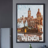 Poster Valencia Espagne Architecture Voyage