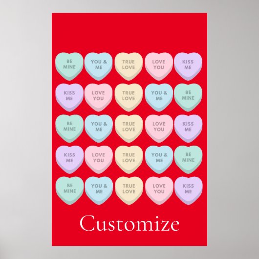 Poster Valentine Candy Hearts Thunder_Cove (Devant)
