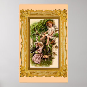 Poster Valentine Date Et Cupidon