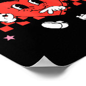 Poster Valentine Funny Six Seven Heart Bow Meme Gen Alpha (Coin)