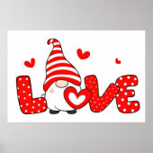 Poster Valentine gnome (Devant)