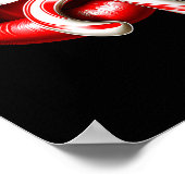 Poster Valentine Lips Kisses Valentines Funny Candy Cane  (Coin)