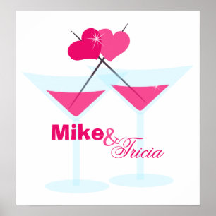 Poster Valentine Martinis