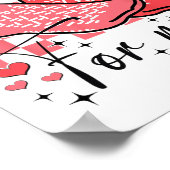 Poster Valentine Quoi que vous fassiez ne tombe pas pour  (Coin)