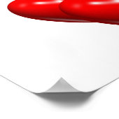 Poster Valentine Red Hearts Random Bunch Glossy (Coin)