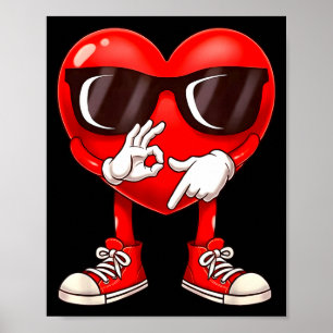 Poster Valentine Six Seven 6 7 Mème Drôle Cœur Génération