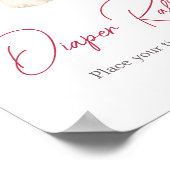 Poster Valentine Sweetheart Diaper Raffle (Coin)