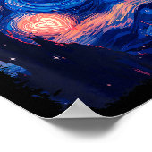 Poster Valentine Van Gogh Starry Night Heart Matching Cou (Coin)