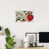 Poster Valentine victorienne (Bureau à domicile)