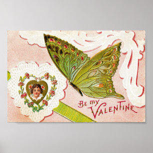 Poster Valentine vintage