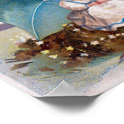 Poster Valentine vintage (Coin)