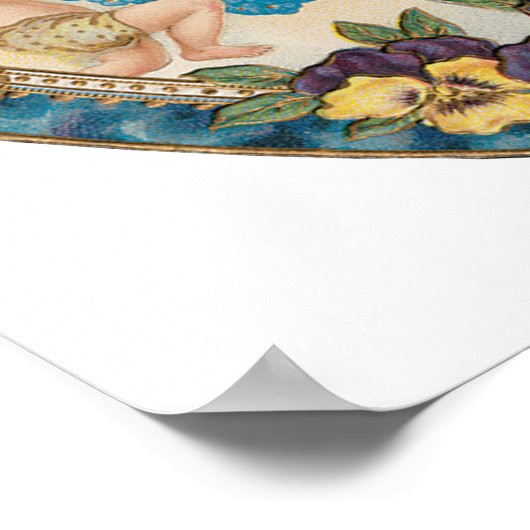 Poster Valentine vintage (Coin)