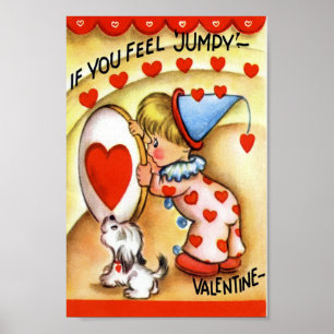 Poster Valentine vintage