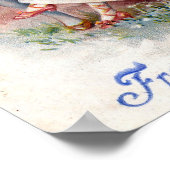 Poster Valentine vintage (Coin)