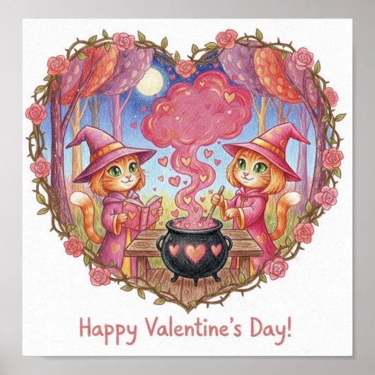 Poster ValentineLoveSpell (Devant)