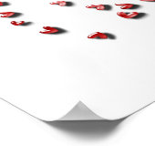 Poster Valentines - Clé de mon coeur - Grande Danse - Gri (Coin)