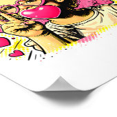 Poster Valentines Cute Cupid Heart Angel Love Holiday Com (Coin)