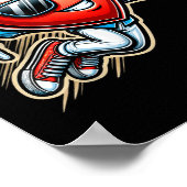 Poster Valentines Day Baseball Garçons Enfants Amusants (Coin)