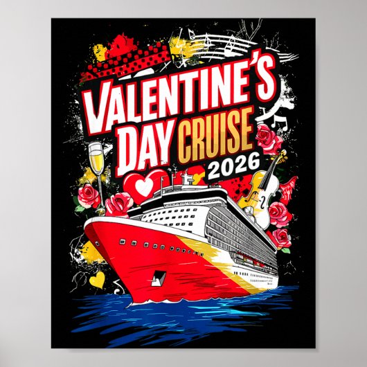 Poster Valentines Day Cruise 2026  (Devant)