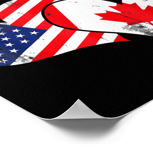 Poster Valentine's Day Gift Maple Leaf Canada  (Coin)