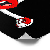 Poster Valentines Day Heart Karate Kick Fun Boys Girls Ki (Coin)