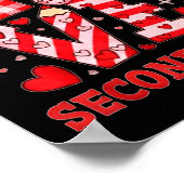 Poster Valentine's Day Love Second Grade Teacher (Coin)