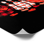 Poster Valentines Day Plaid Bowling Valentine Srts Men Wo (Coin)