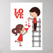 Poster "Valentine's Day PNG Art - Romantic Graphics" (Devant)