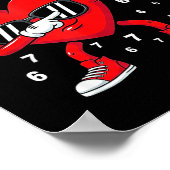 Poster Valentines Day Six Seven 6 7 Meme Dab Heart Funny (Coin)