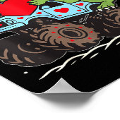 Poster Valentines Day T Rex Riding Monster Truck Funny To (Coin)