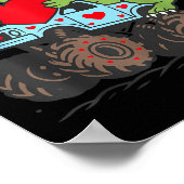 Poster Valentines Day T Rex Riding Monster Truck Funny To (Coin)