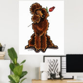 Poster Valentines de canicules au chocolat doux (Bureau à domicile)