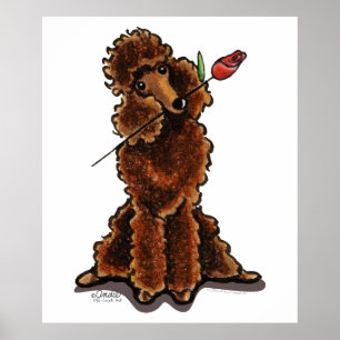 Poster Valentines de canicules au chocolat doux