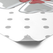 Poster Valentines Fleurs de jour fleurs de coeur rouge fl (Coin)