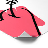 Poster Valentine's Hearts Arrow sans couture (Coin)
